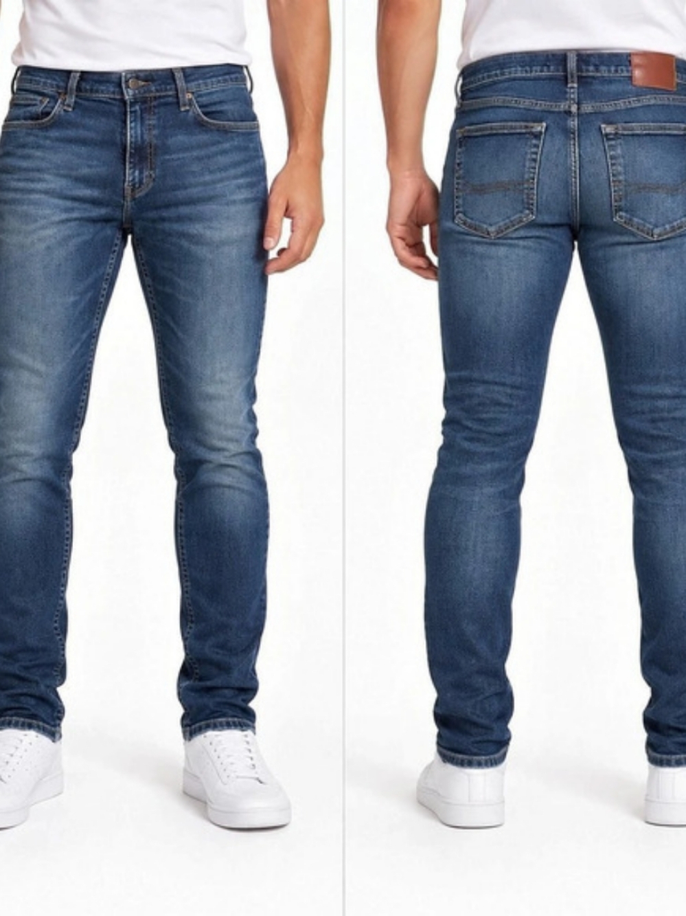 Hollister Advanced Stretch Skinny Jeans Blue Waist 34 x 32